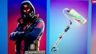 abstrakt fortnite outfit and Renegade roller pickaxe review