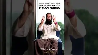 Mudra for Good Eye Sight | Surya Mudra and Praan Mudra By Grand Master Akshar #shorts