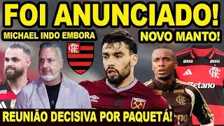 FOI ANUNCIADO! FLAMENGO ANUNCIA CONTRATAÇÃO DE MAIS UM REFORÇO! PAQUETÁ FEZ PROMESSA PARA O MENGÃO!