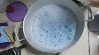 Lava platos con sal.  Te rinde hasta 2 litros
