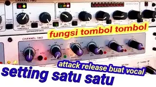 cara setting compressor DBX 166XS