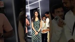 Santhoshobhan Manasavaranasi came to watch the movie premere show #couplefriendly #shorts