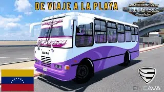 !!🔥Viaje a la playa en ENCAVA E-NT 610🔥¡¡ En American Truck Simulator [1.57]