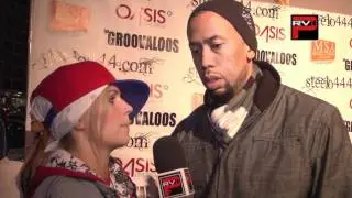 Maryss from Paris interviews Affion Crockett at Steelo Fundraiser