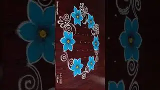 Dussehra Special rangoli ⚛️ Festival Kolams ⚛️ #mugguludesigns #simple #rangoli #easyrangolidesign