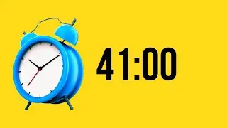 41 Minute Timer | No music - Deep Study & Focus - Alarm