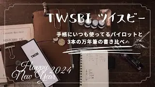 TWSBI万年筆といつもの万年筆/ 手帳時間 / 万年筆 / ツイスビー / パイロット / TRAVELERSnotebook /