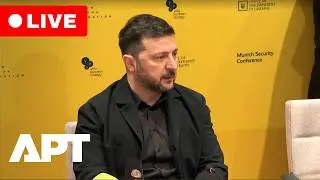 LIVE: Ukrainian President Zelensky Addresses Press at Munich Security Council | APT