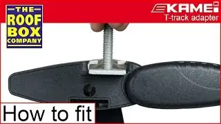 KAMEI roof box T-track adapter KM52003 - How to fitting guide