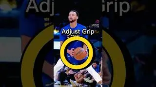 Adjusting grip before shooting is crucial! #hooplab #basketball #nba #stephencurry #shootingdrills