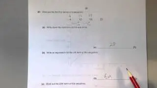 OCR GCSE Maths Paper 2 Revision SEQUENCES
