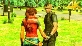 Classic Leon x Claire with Cutscenes Gameplay Resident Evil 6 (Part 10)