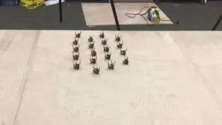 Boids Algorithm : Wind Experiment (Robotarium)