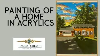 Acrylic House Painting | Timelapse
