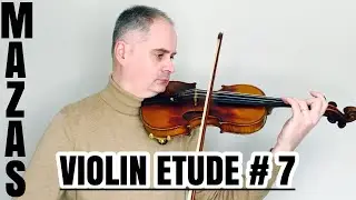 J.F.Mazas Violin Etude no.7 - Etudes Speciales Book 1 by @Violinexplorer
