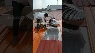 How to install a turbo fan #airventilator  #turbofan #screw #fan #airblower #solarsystem #automobile