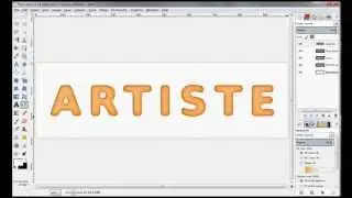 Plastic Text 2 - GIMP Tutorial
