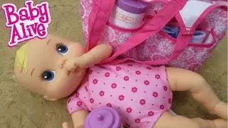 Baby Alive: Luv N Snuggle Baby & Diaper Bag💕