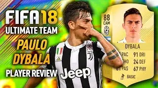FIFA 18 PAULO DYBALA (88) PLAYER REVIEW! FIFA 18 ULTIMATE TEAM!