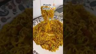 Masala Maggi🍝🤤#maggi #shorts #youtubeshorts #food #trendingshorts #cooking #shortfeed #maggirecipe