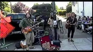 Glue Horses perform Arachnophilia on Busker Boulevard
