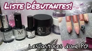 LISTE MATERIEL POUR LES DEBUTANTES ONGLES EN GEL - Prothésie Ongulaire