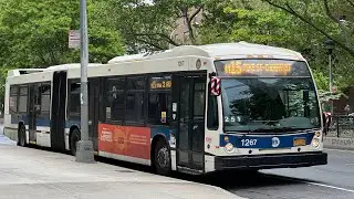 NYCTA Bus 2024 60fps: 2010 NovaBUS LFSA #1267 on the M15! (short onboard)