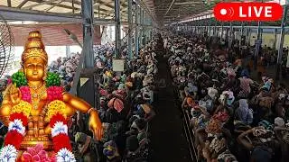 சபரிமலை morning. After 3 days pilgrims crowd slightly increased for few hours big walk
