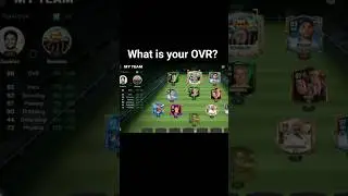 Fc mobile team ovr, squad building #fcmobile #fifamobile #fifa #viral #shorts #viralvideo #football