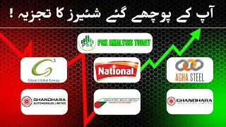 PSX Ghandhara, Agha, Aisha Steel, Ghani Global & NATF: Buy, Hold, or Sell?