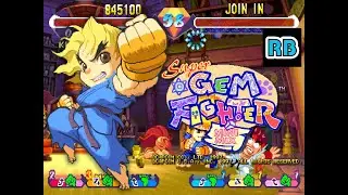 1997 [60fps] Super Gem Fighter Mini Mix (USA) Ken Expert ALL