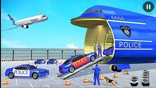 US Police Car Transporter 2022 - Transport Truck Police Car Games - US Driving Simulator