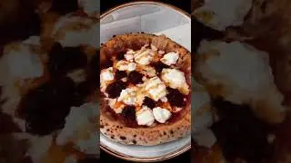 Picante cremosa stracciatella e mel com ervas Pizza que fica na mem&oacute;ria Contraste perfeito