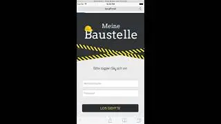 Baustellen App
