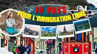 🔵Immigration facile : les 10 pays les plus accessibles sans expérience ni langue en 2026 😯
