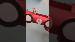 🚗 let's make our dream #racing #car#handcraft #papetcraft #paper #art #fun #creative #diy