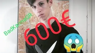 Η αντίδραση του BadKarmaGR όταν του έκαναν 600€ donate!!!