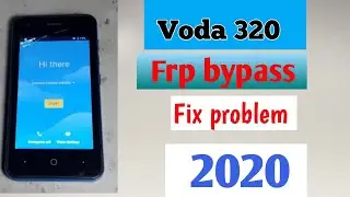 Vodafone 320 frp remove Google account without PC | FRP Bypass VFD 320 Android 8.0.1 without PC 2020