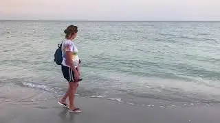 Shelling at Sunset on Sanibel Island - Tons of Shell Piles