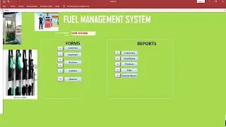 Microsoft Access Project |  Fuel Station Records keeping System
