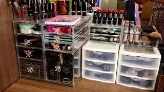 MEU CANTINHO DE MAQUIAGEM + COLEÇÃO DE MAKES!
