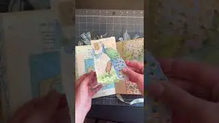 Handmade Vintage Bird Junk Journal Flip Through