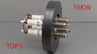 Top 5 Powerful Free Electricity Energy 220v Generator 16kw At Home With Spark Plug Use Big Magnet