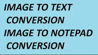 IMAGE TO TEXT CONVERSION -FREE Online OCR 1 sample, IMAGE TO NOTEPAD/MS WORD CONVERSION,QC SERVICES