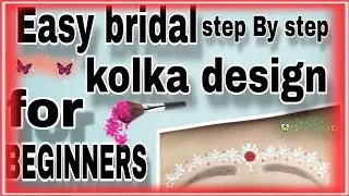Effortless Bridal Kolka Design | bengali bridal makeup #longvideo #bridal #kolkadesign #makeup 