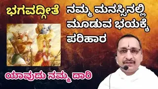 Bhagavad gitasara 3 |ಯಾವ ದಾರಿ ನಮ್ಮದು | Vid.Mannur Ramachandrachr 