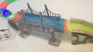 2018 Racing Track Set Glowing Race Track with Car Assembly Flexible Glowing Tracks Vehicle Toys