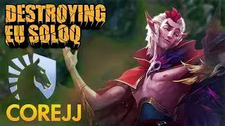 Destroying EU SoloQ: Team Liquid CoreJJ - Rakan Support - KDA 3/1/17