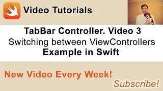 UITabBarController example in Swift. Switching between ViewControllers