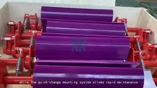 conveyor belt scraper, carryback